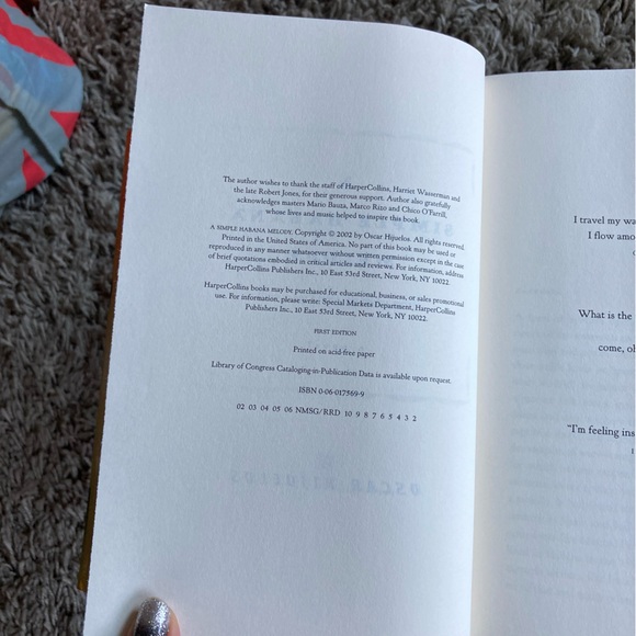 A Simple Habana Melody by Oscar Hijuelos - First Edition 2002 Hardcover - Great! - Picture 10 of 11